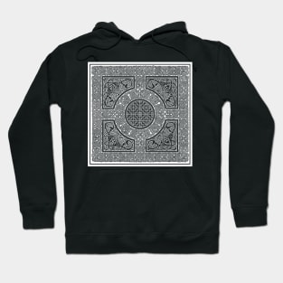 Segment from a Lindisfarne Gospels Page Hoodie